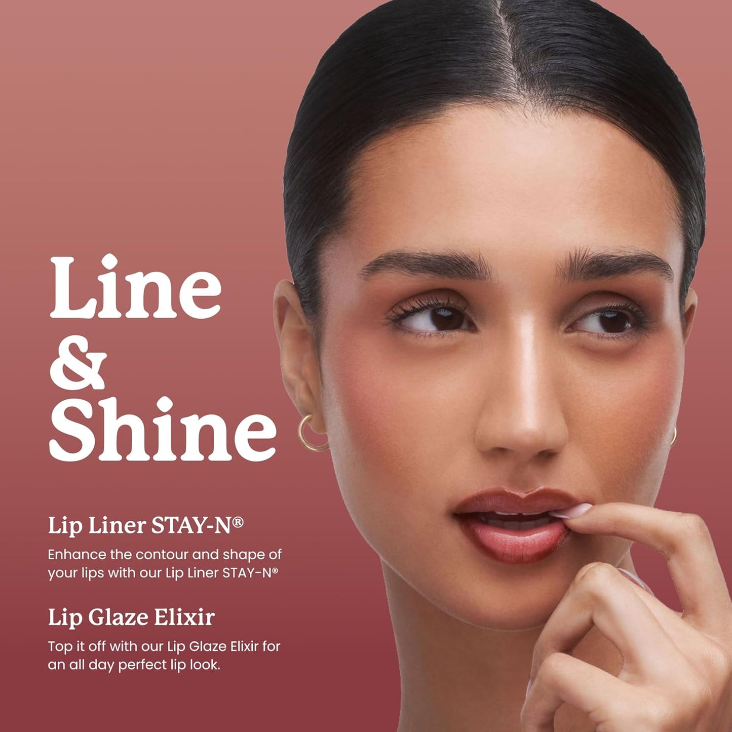 Lip Elixir Nourishing and Hydrating Lipgloss — Moisturizing Plumping Lip Gloss Enriched with Collagen, Non-Sticky Lip Color Smooth High-Shine Finish (Bunny Tongue)